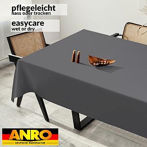 Скатертина клейончаста 220 x 140 см Антрацит synthetic.ua - Фото 1