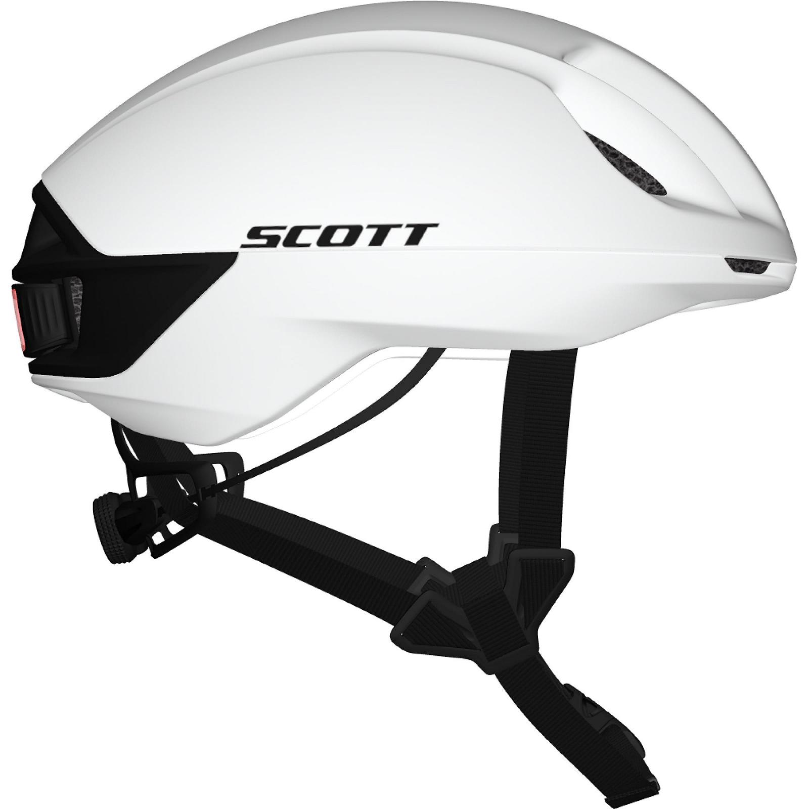 Шлем дорожный Scott Cadence Plus MIPS S (51-55 см) бело-черный, фото №2