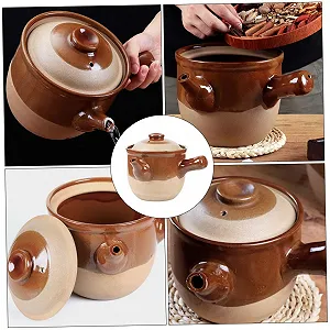 Горшок для запекания TOYANDONA керамический традиционный китайский с носиком synthetic.ua - Фото 1