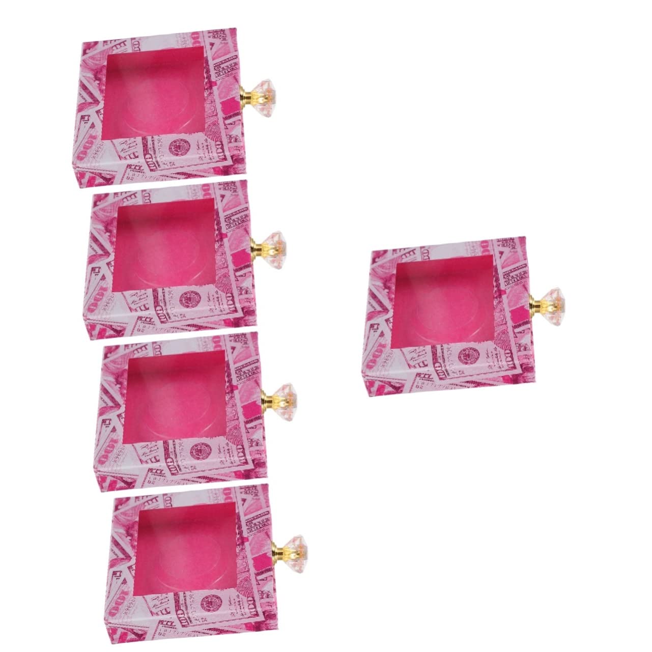 Коробка для ресниц Abaodam Бумажная (5 шт) с окошком и стразами, фото №1 Коробка для ресниц Abaodam Бумажная (5 шт) с окошком и стразами, фото №1