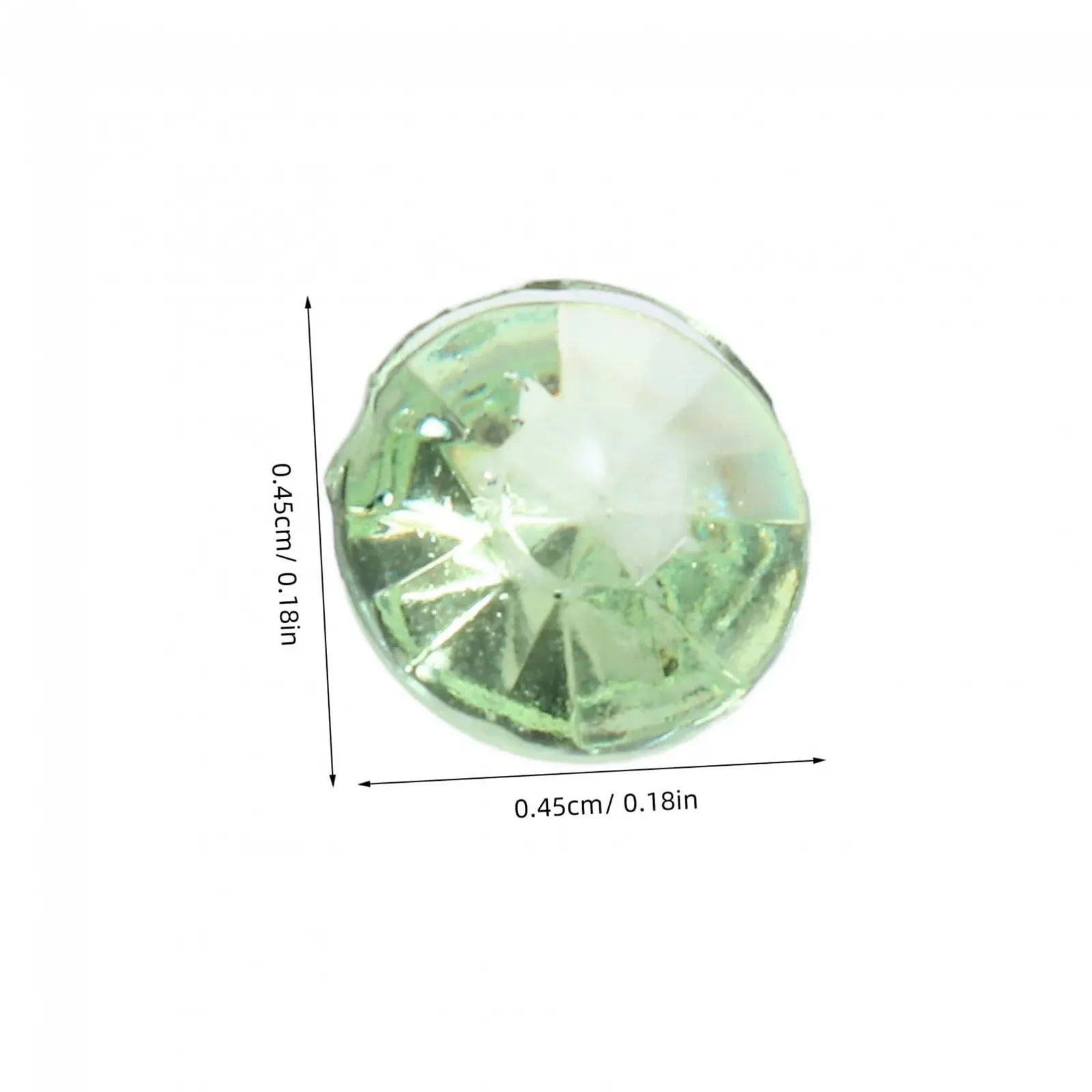 Стрази Плоскі Alipis 10000 штук, Рожеве Золото, Акрилові Діаманти, Насипні Скляні Намистини, фото №2