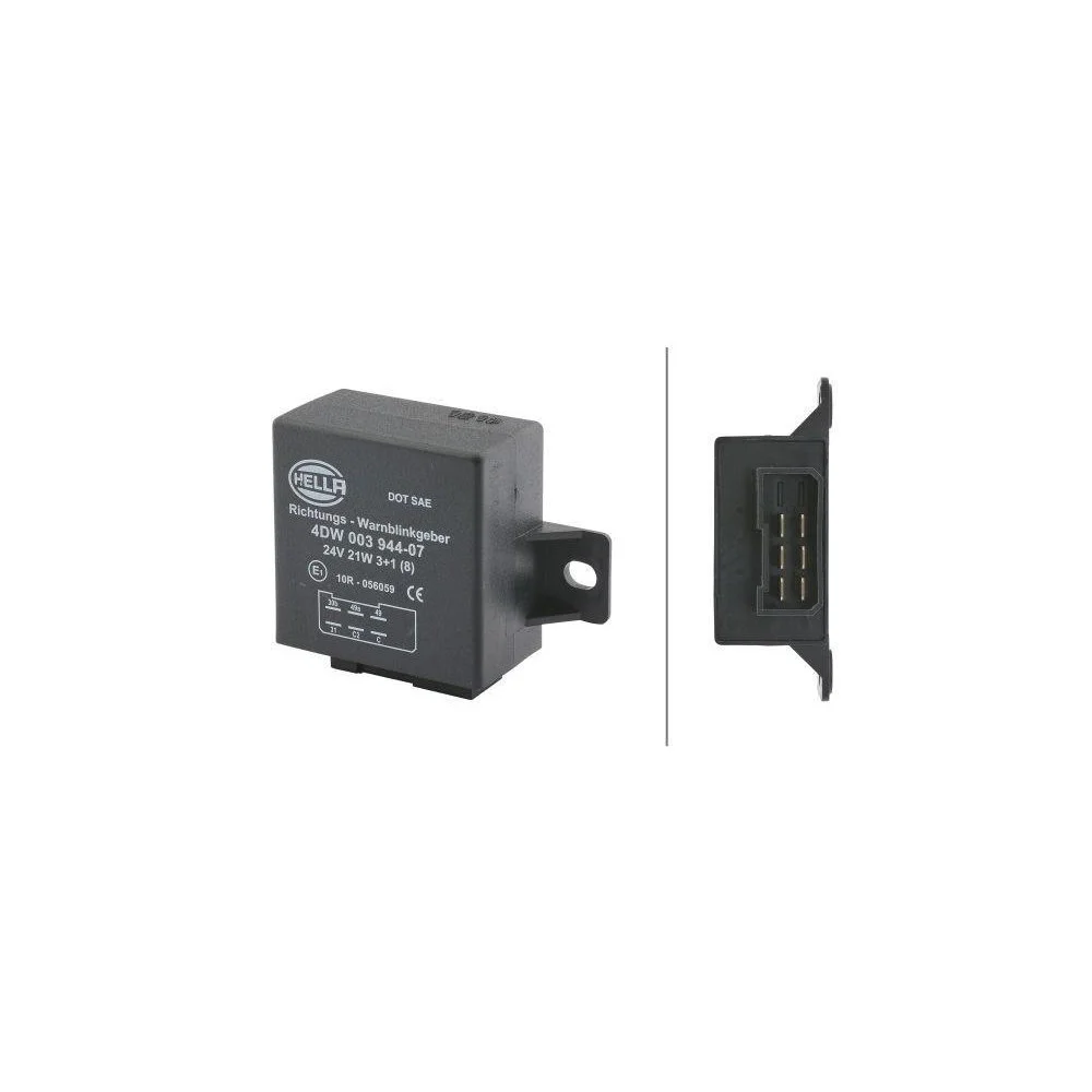 Реле указателя поворота HELLA 4DW 003 944-071 для AUWÄRTER DAF FORD IKARUS IVECO KÄSSBOHRER, фото №1