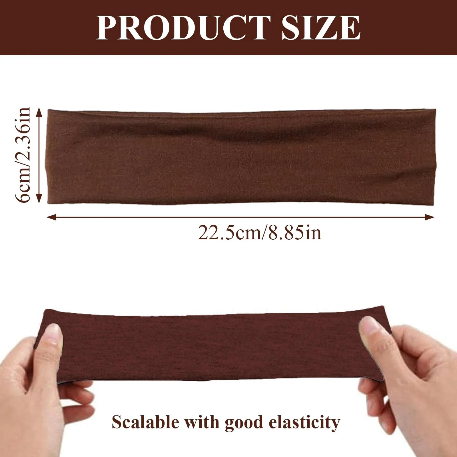 Набір пов'язок для волосся жіночих 6 шт., фото №2