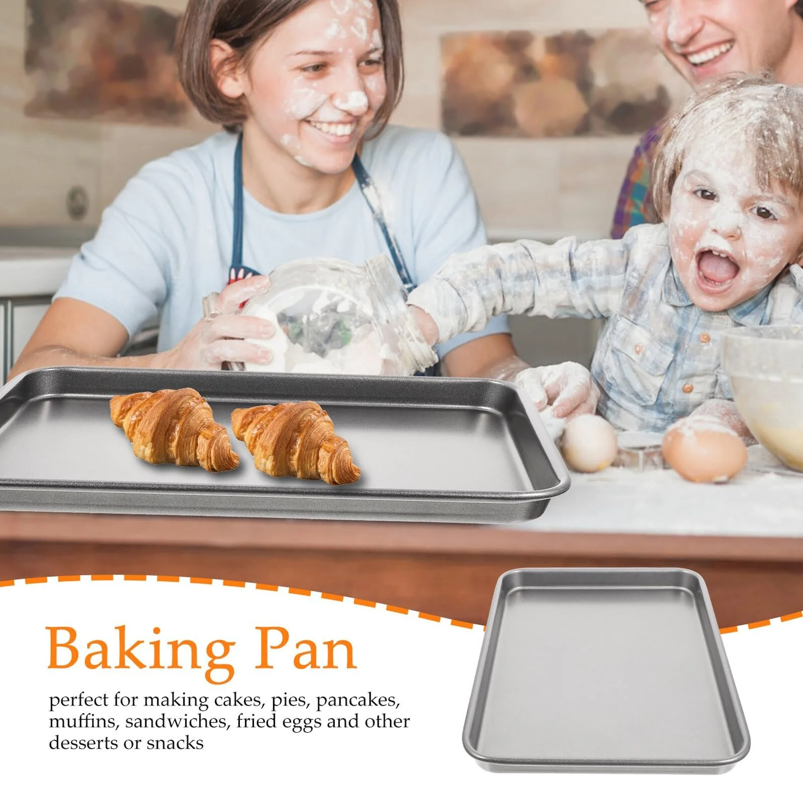 Противень Gadpiparty Antihaft Carbon Stahl антипригарный из углеродистой стали, фото №7 Противень Gadpiparty Antihaft Carbon Stahl антипригарный из углеродистой стали, фото №7