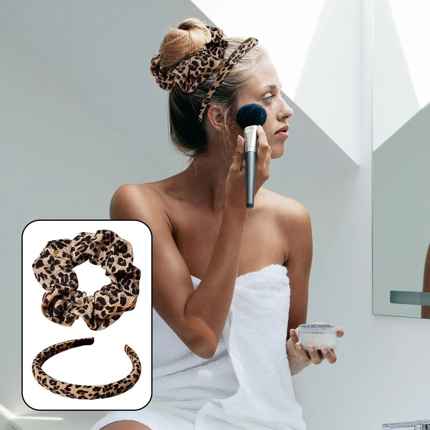 Набор для волос с леопардовым принтом., фото №5 Набор для волос с леопардовым принтом., фото №5