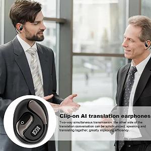 Наушники для перевода, Наушники для голосового переводчика Беспроводные наушники с шумоподавлением Водонепроницаемые наушники для обучения synthetic.ua - Фото 1