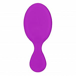 Щітка для волосся Wet Brush Mini Detangler Solid Print з м'якою щетиною IntelliFlex, міні дорожня щітка для всіх типів волосся - фіолетовий synthetic.ua - Фото 1