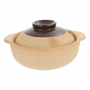 Кастрюля-кокор VALICLUD керамическая с крышкой энергосберегающая термостойкая для плит - Фото 1