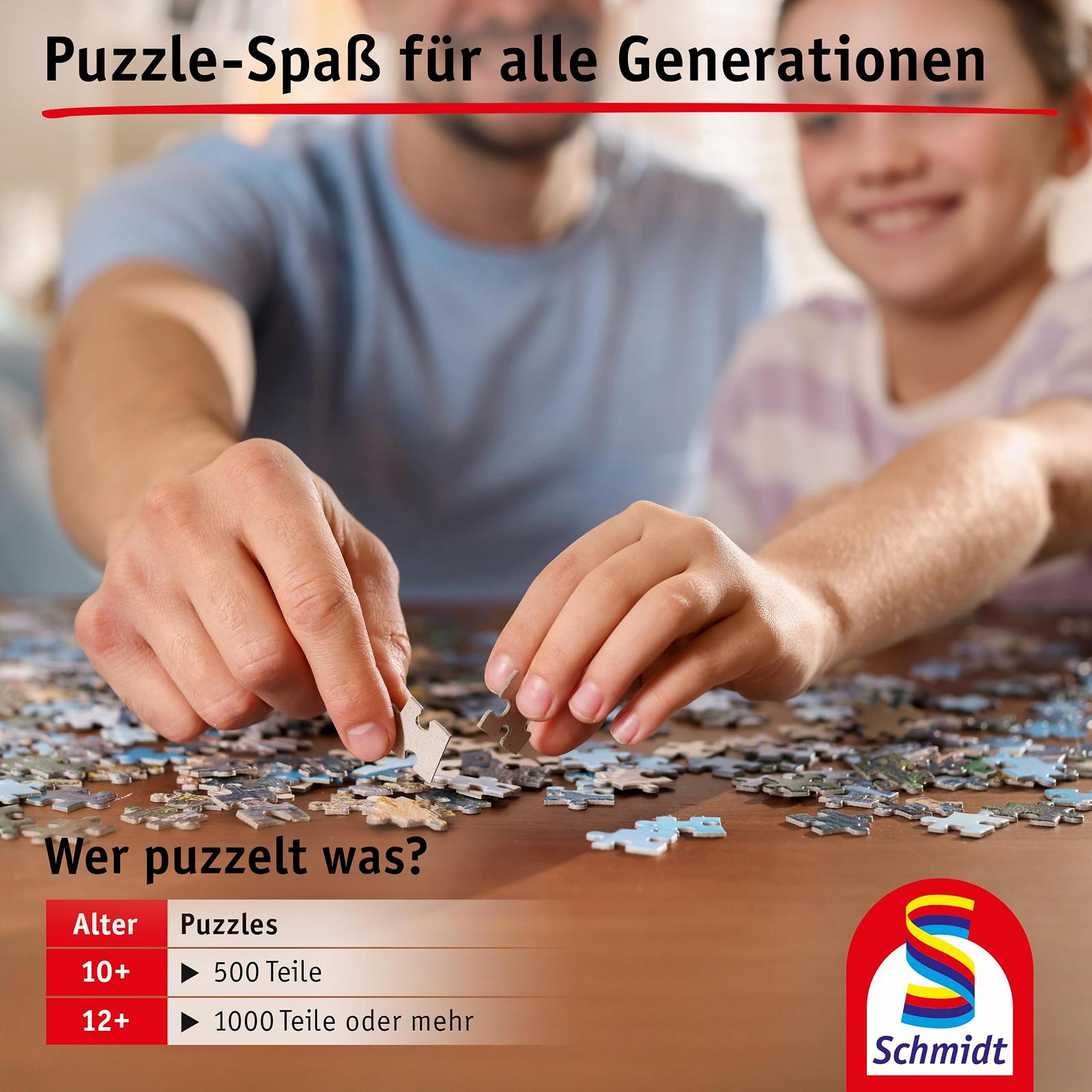 Пазл Schmidt Spiele Secret Sewing Room 59654 1000 деталей разноцветный, фото №3