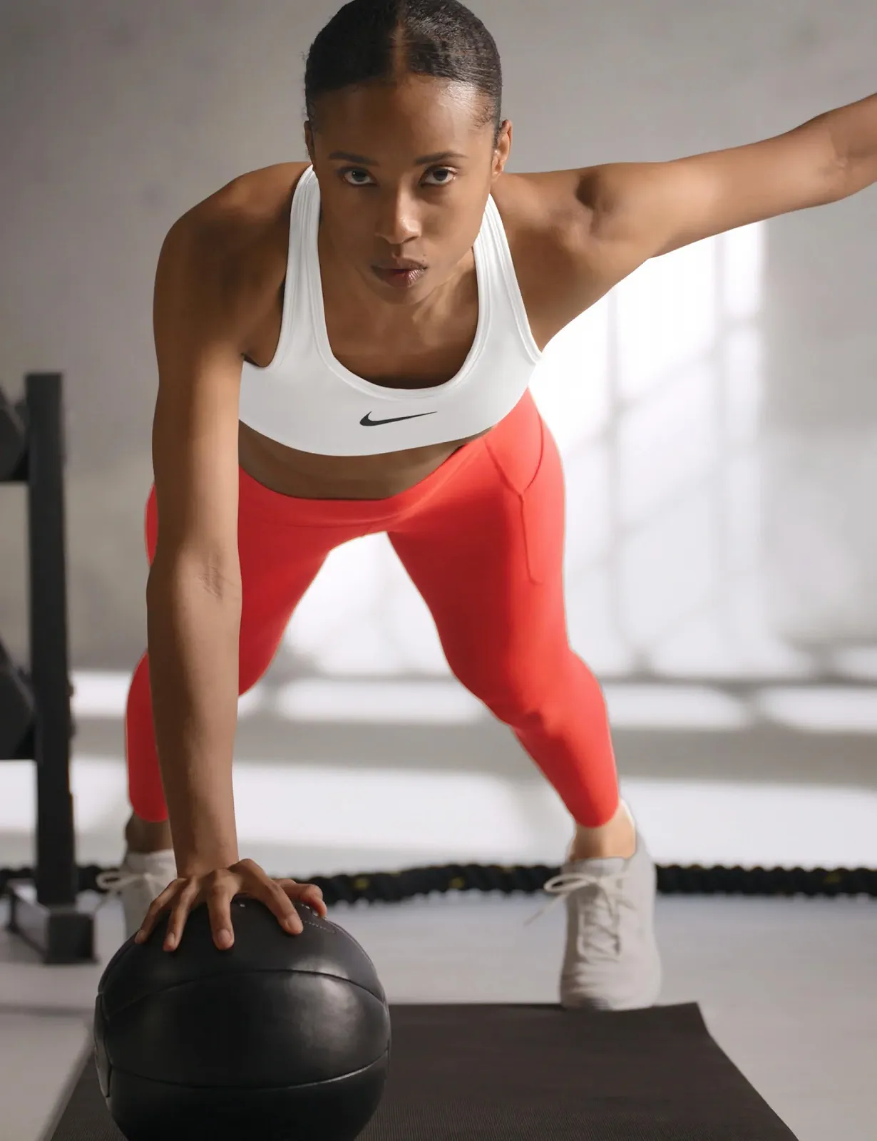 Спортивний бюстгальтер Nike Swoosh High Support, фото №2