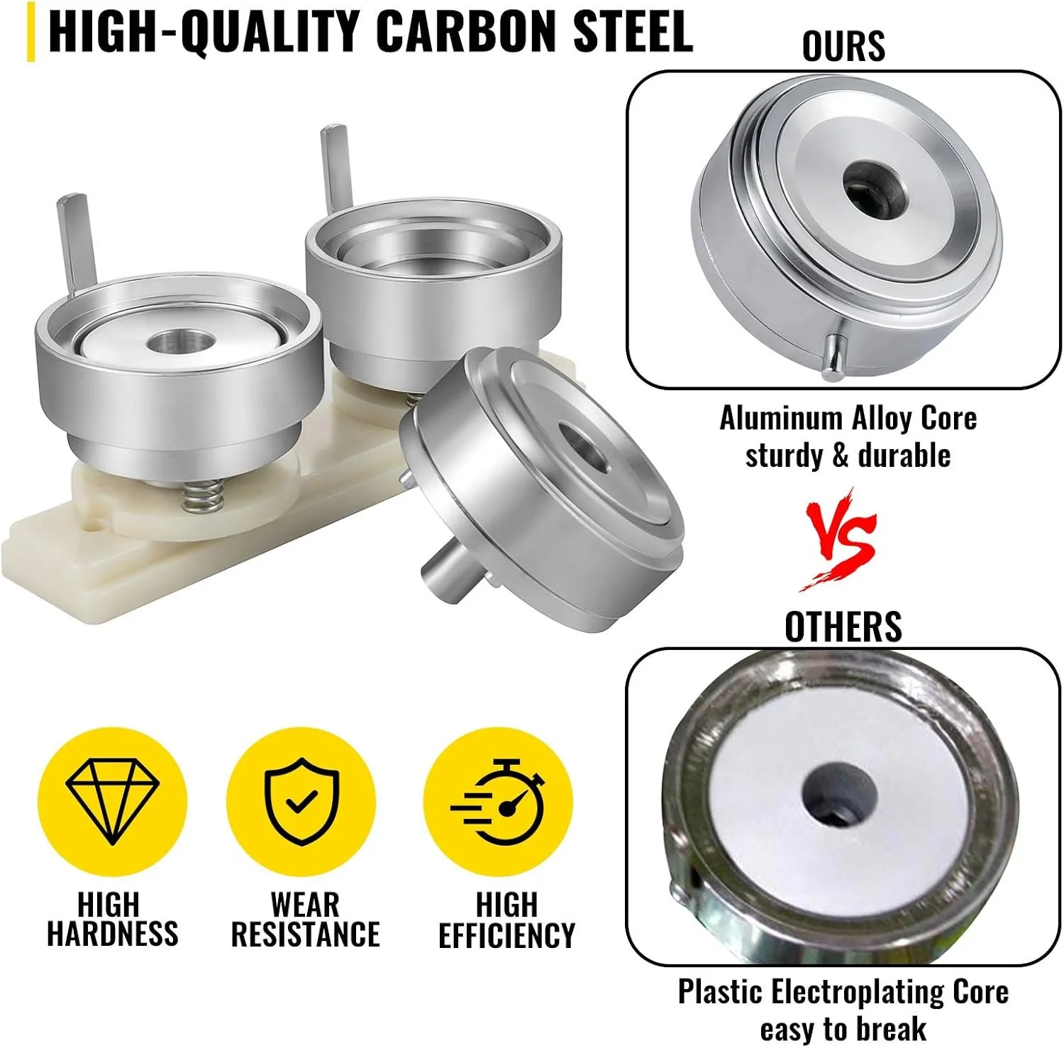 Форма для виготовлення значків VEVOR 50 мм Сталь/Алюміній, фото №4