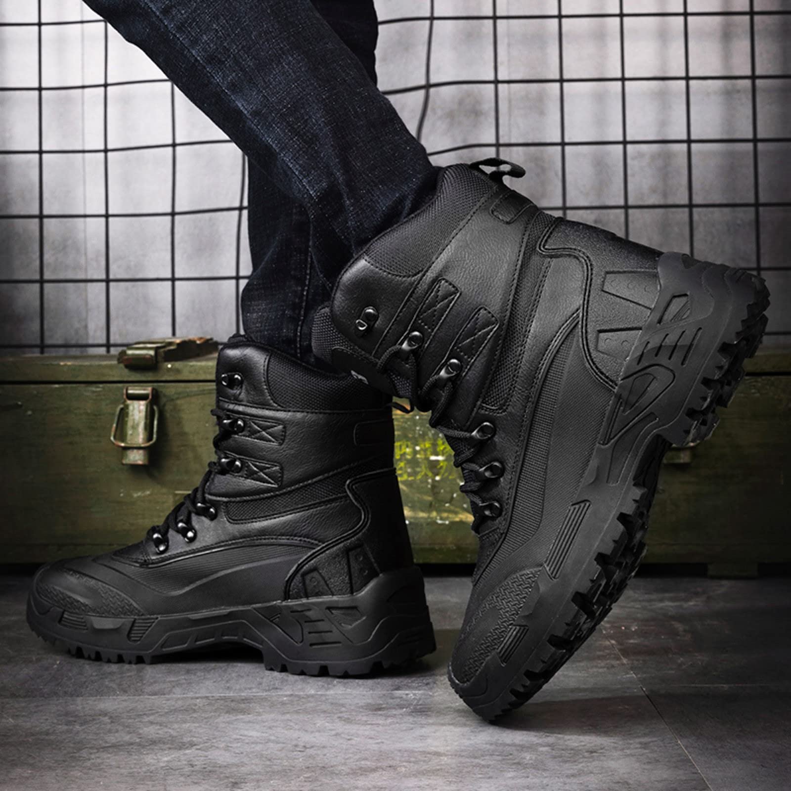 Чоловічі зимові черевики Btruely Утеплені, фото №5