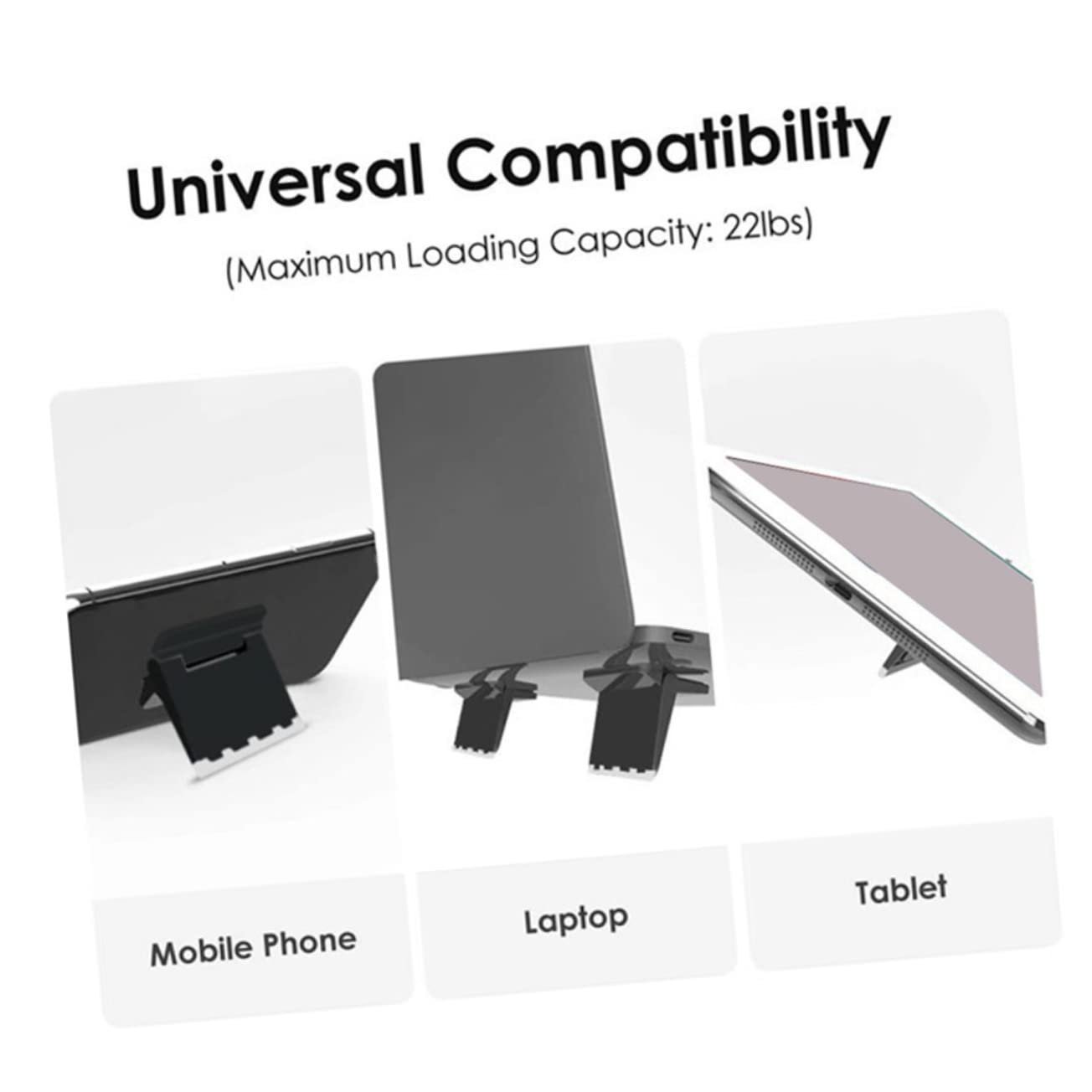 Підставка для ноутбука Veemoon, складана, 2 шт., портативна, з вентиляцією, ергономічна, охолоджуюча, фото №5