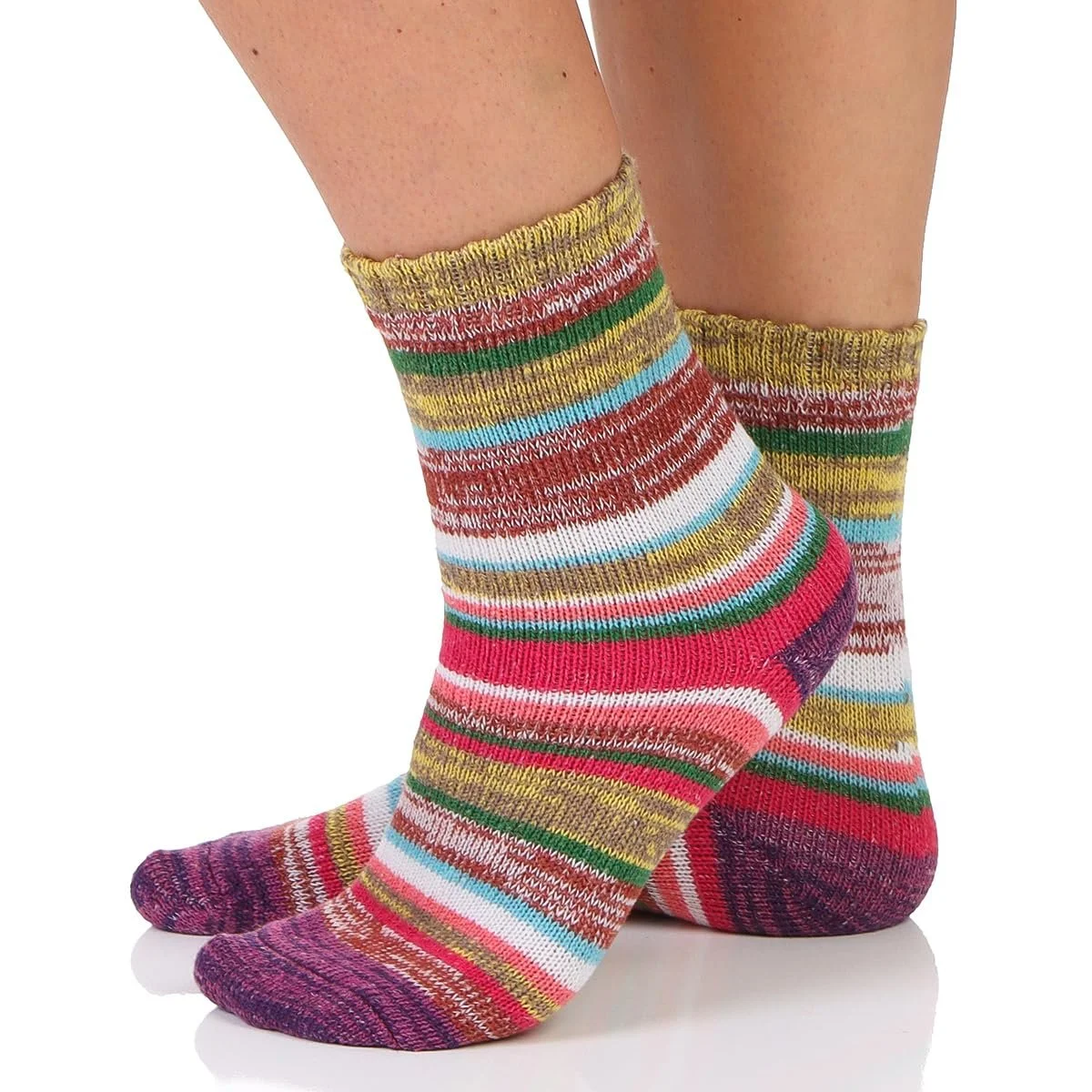 Жіночі та дитячі шкарпетки теплі норвезькі панчохи, фото №9