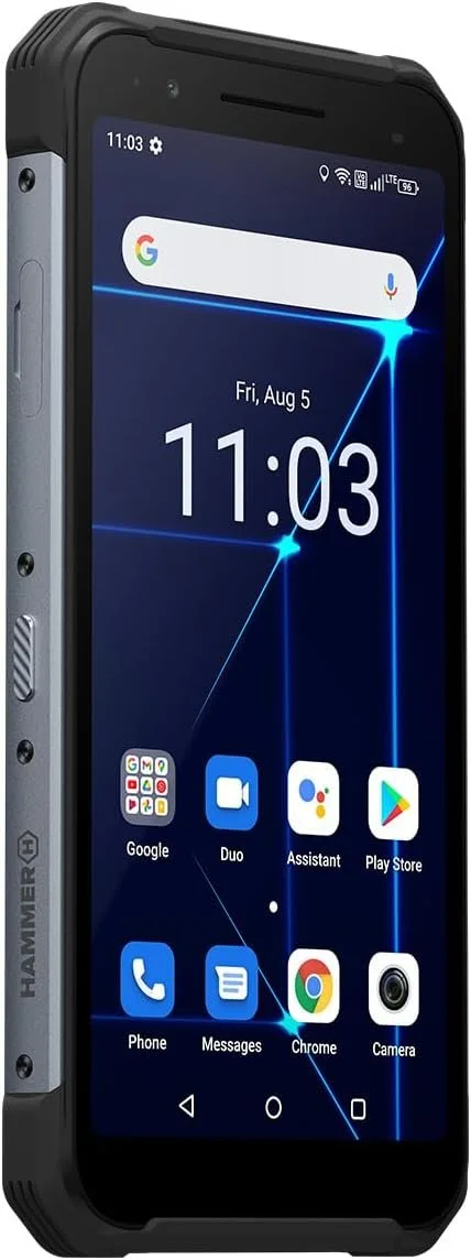 Смартфон 6" myPhone Hammer Construction 6/128Gb 4G 2-SIM NFC 16/8Мп 8 ядер Android 12 Сріблястий, фото №3