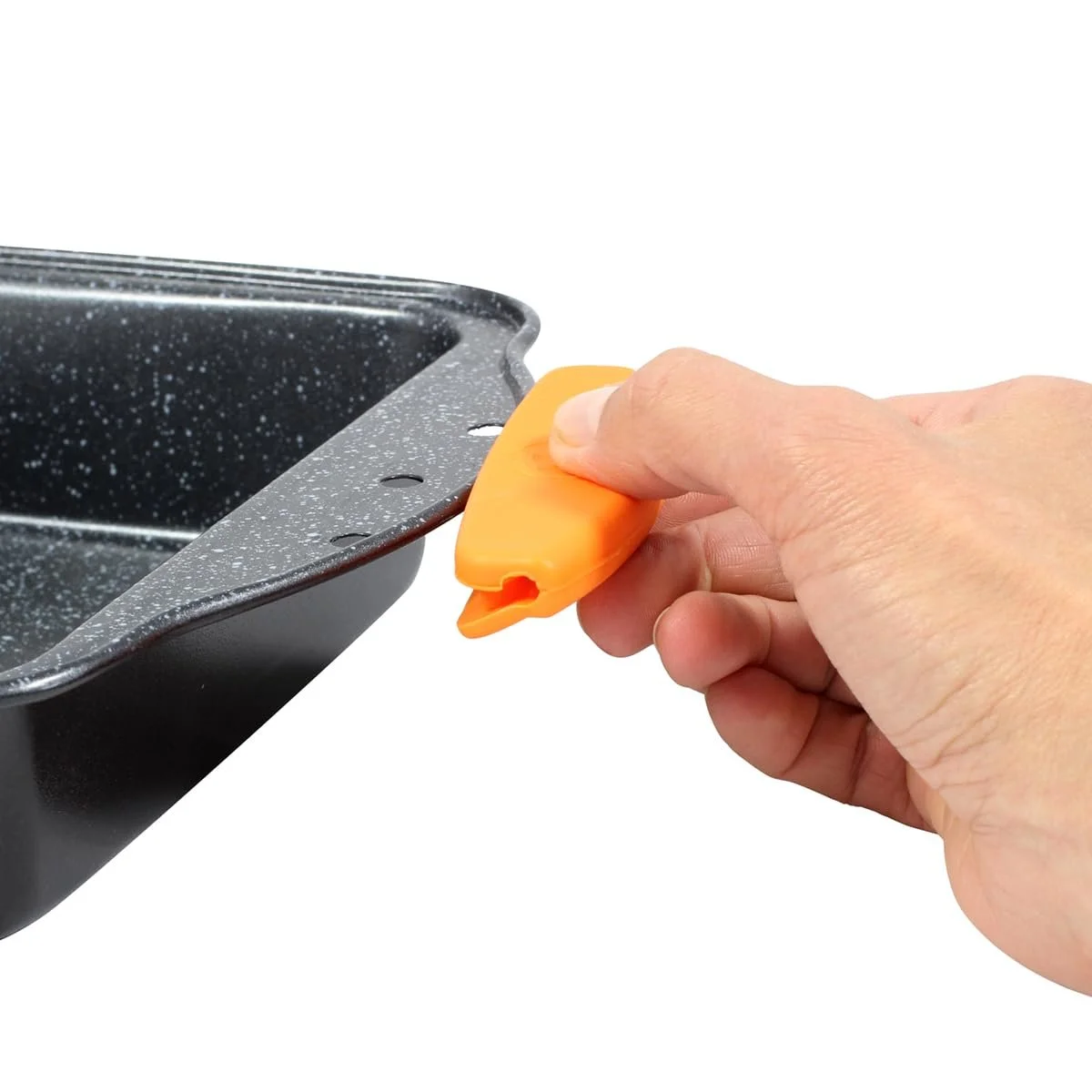 Ростер BERLINGER Haus Granit Diamond Line 36 см Black/Orange, фото №7