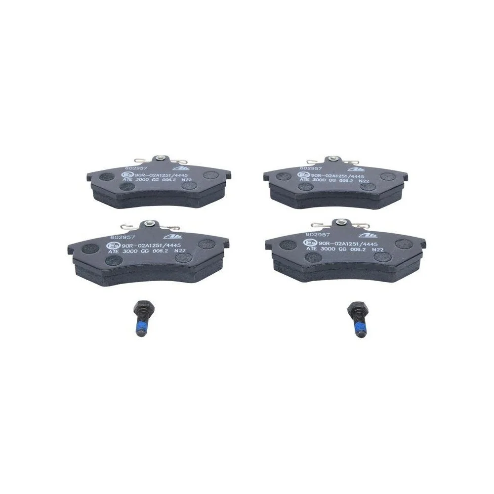 Комплект гальмівних колодок ATE 13.0460-2957.2 для SEAT VAG, передня вісь, фото №1