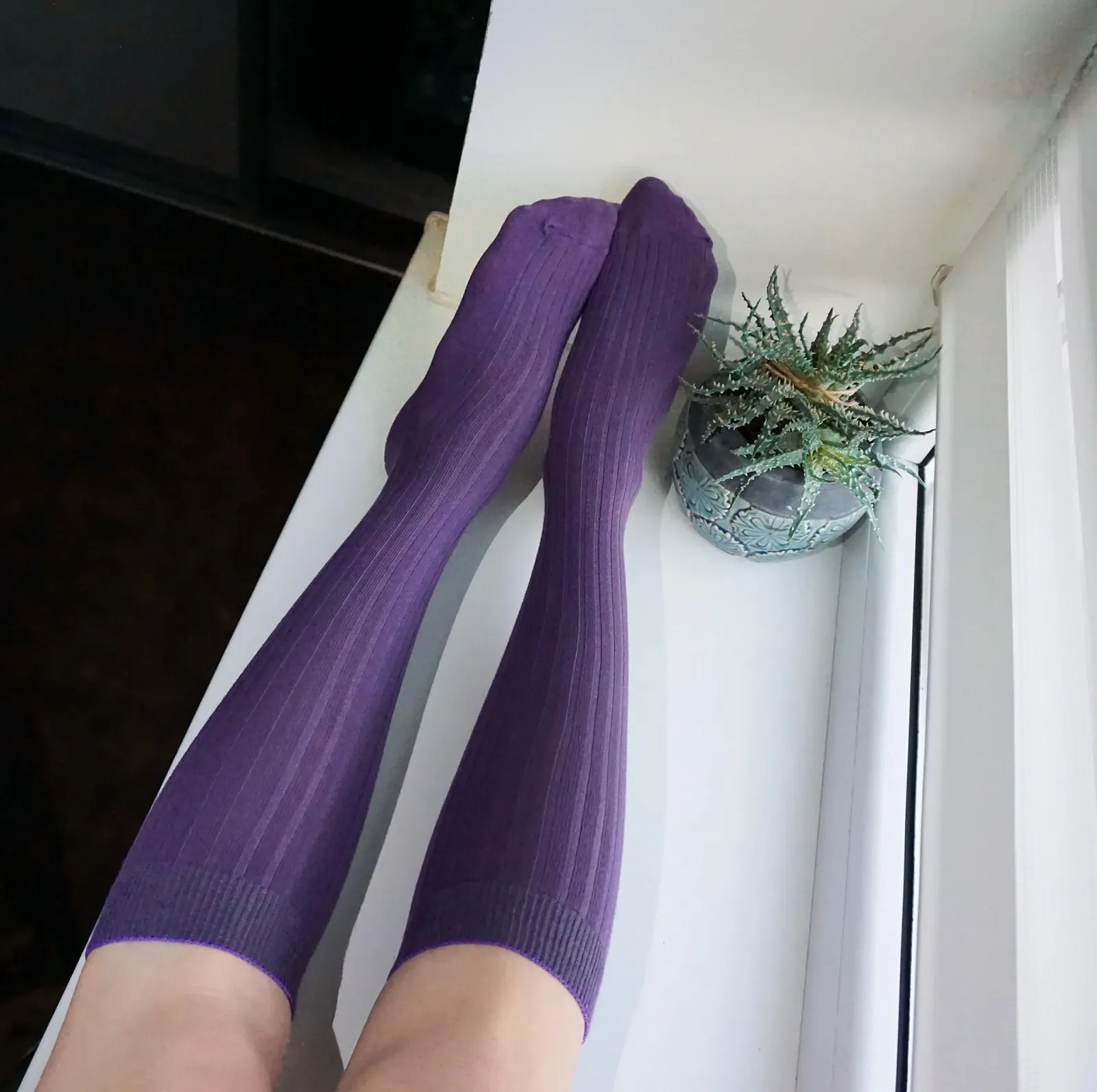 Жіночі гольфи в рубчик Weri Spezials Бавовна Довгі шкарпетки, фото №3 Жіночі гольфи в рубчик Weri Spezials Бавовна Довгі шкарпетки, фото №3