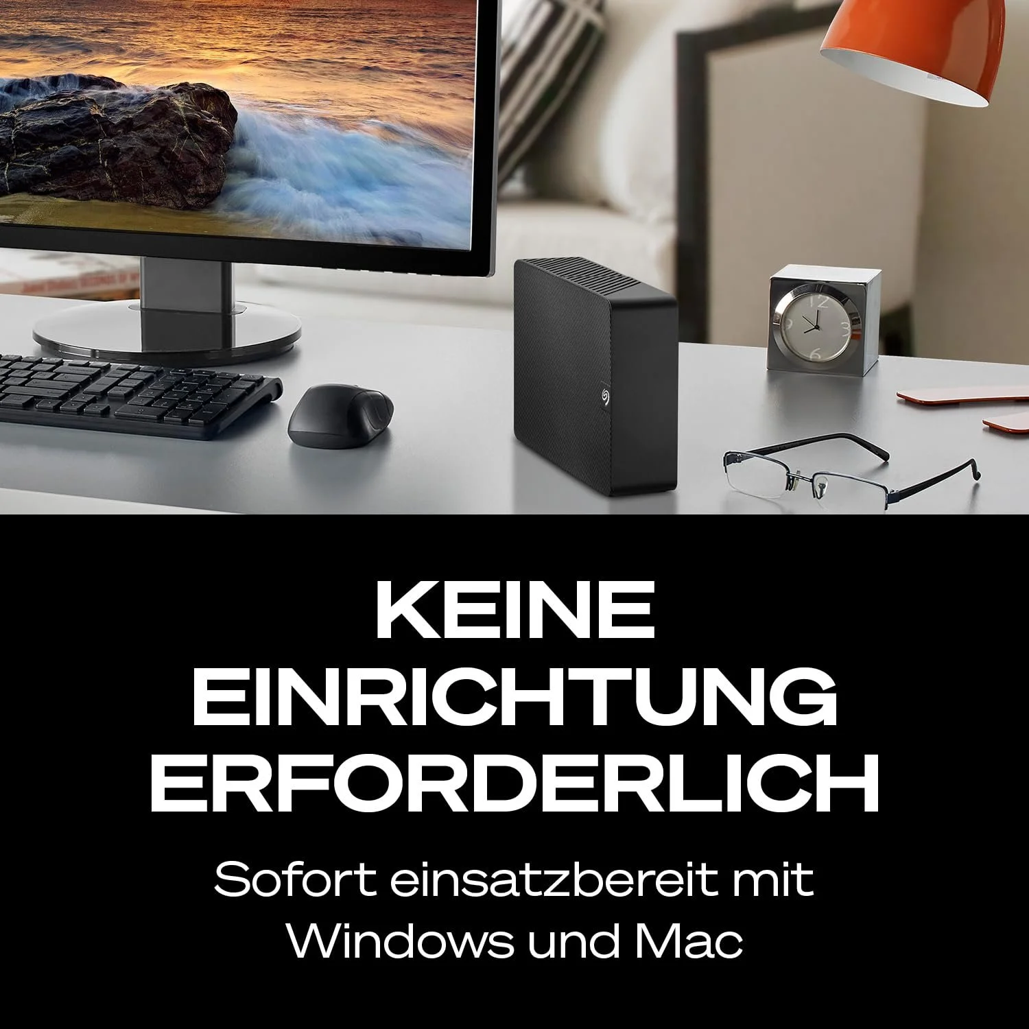 Зовнішній жорсткий диск Seagate Expansion Desktop STKP26000400 26ТБ 3.5" USB 3.0, фото №5 Зовнішній жорсткий диск Seagate Expansion Desktop STKP26000400 26ТБ 3.5" USB 3.0, фото №5
