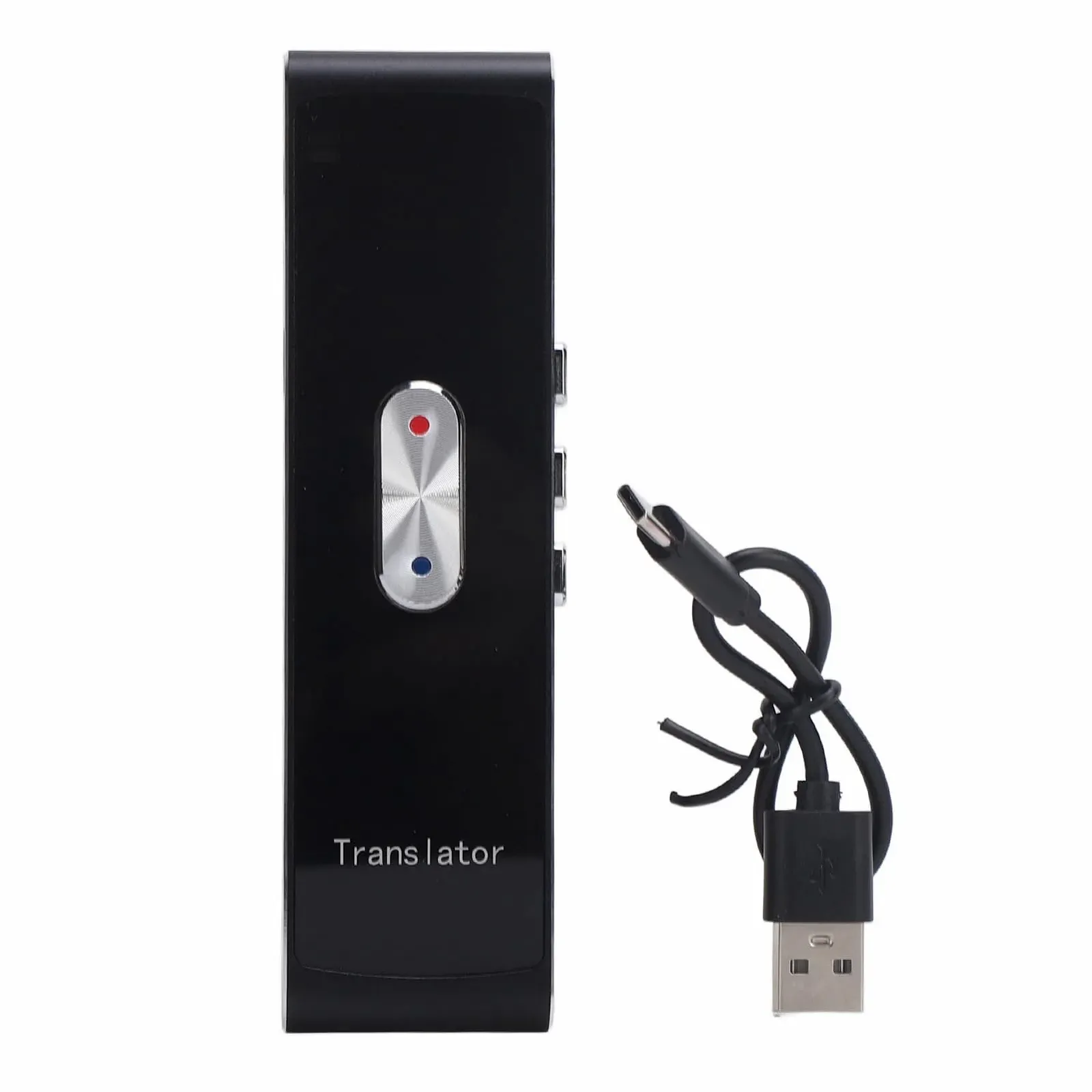 Портативний багатомовний Bluetooth-перекладач у реальному часі, асистент голосового спілкування, фото №1