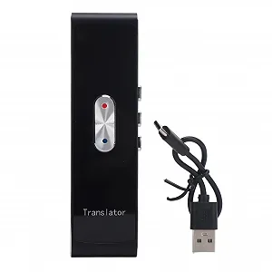 Портативний багатомовний Bluetooth-перекладач у реальному часі, асистент голосового спілкування - Фото 1