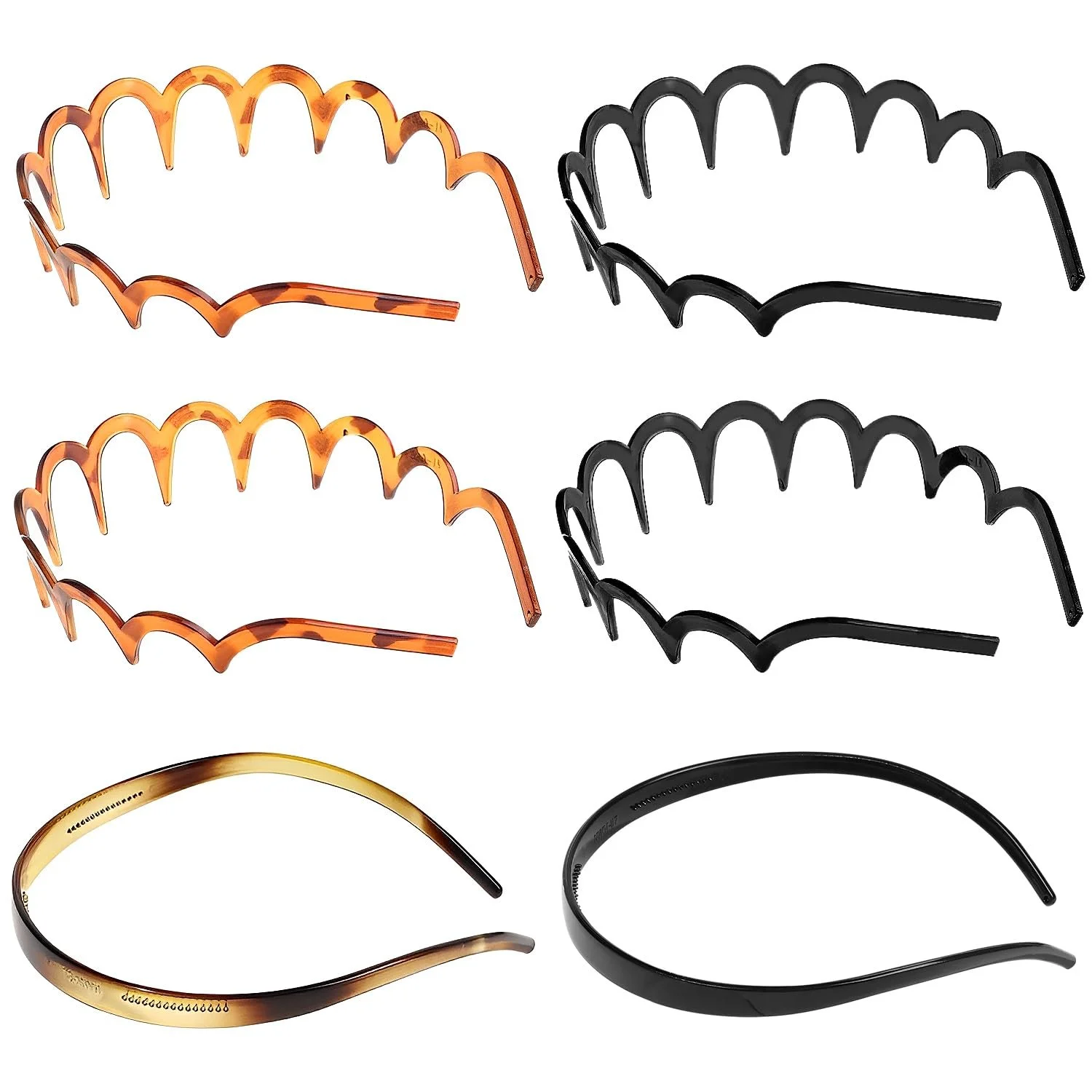 Набір гребінців-обручів для волосся без тиску, фото №1