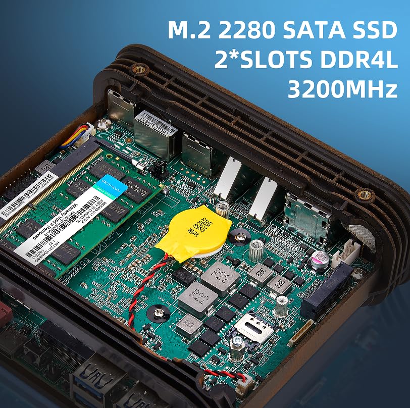 Мини ПК Sharevdi 11-го поколения In-tel Core i5 1145G7 до 4.40GHz Win 11 Pro 16GB DDR4 512GB SSD 8K Четыре Монитора WiFi5 Bluetooth 4.2, фото №1
