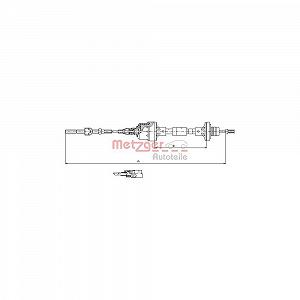 Трос сцепления METZGER 11.2561 для OPEL - Фото 1