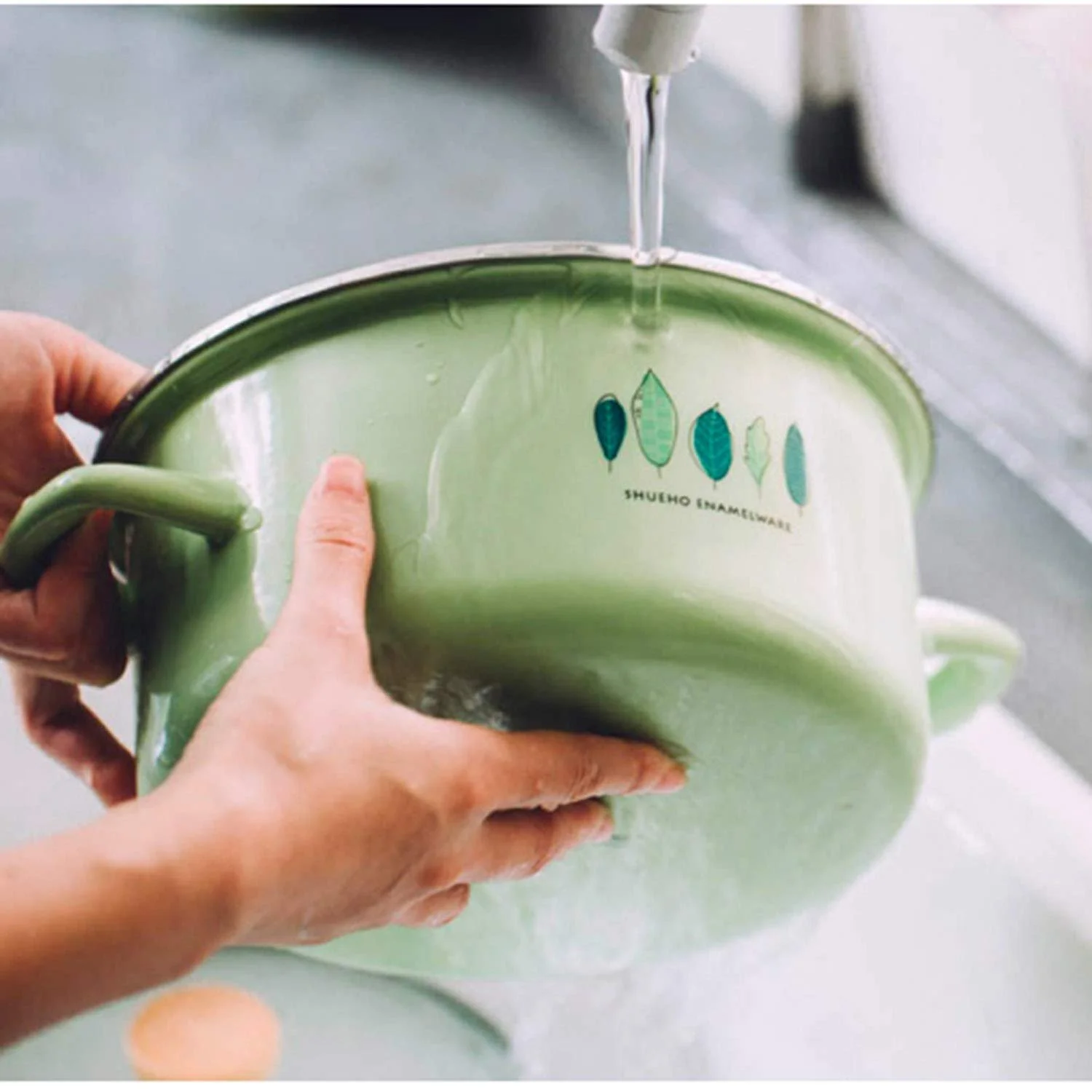 Каструля AIBAB емальована з кришкою 3 л, фото №6