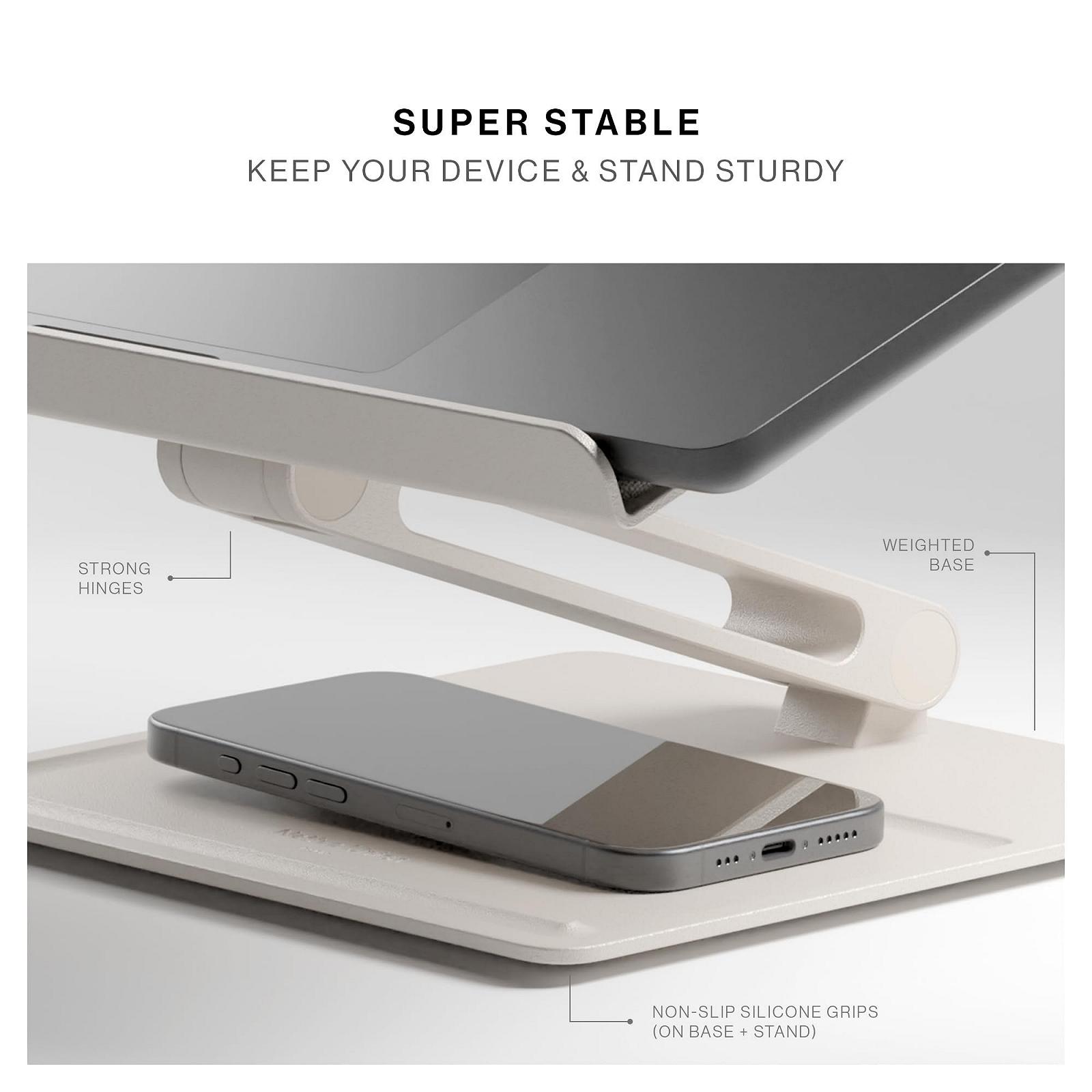 Подставка для ноутбука Native Union Desk - регулируемая по высоте эргономичная компьютерная подставка - совместима с MacBook Air/Pro, iPad, Dell, HP, Lenovo, Microsoft Surface и ноутбуками и планшетами (Slate), фото №5 Подставка для ноутбука Native Union Desk - регулируемая по высоте эргономичная компьютерная подставка - совместима с MacBook Air/Pro, iPad, Dell, HP, Lenovo, Microsoft Surface и ноутбуками и планшетами (Slate), фото №5