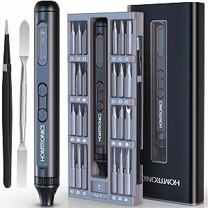 Mini Електрична Викрутка Homtronics Precision 52 в 1 OLED Екран LED і 48 Біти Type-C Зарядка - Фото 1