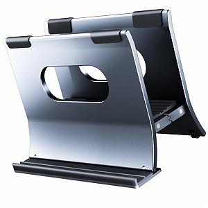 Вертикальна Підставка для Ноутбука Gravitation Auto Алюмінієвий Тримач Сірий - Фото 1