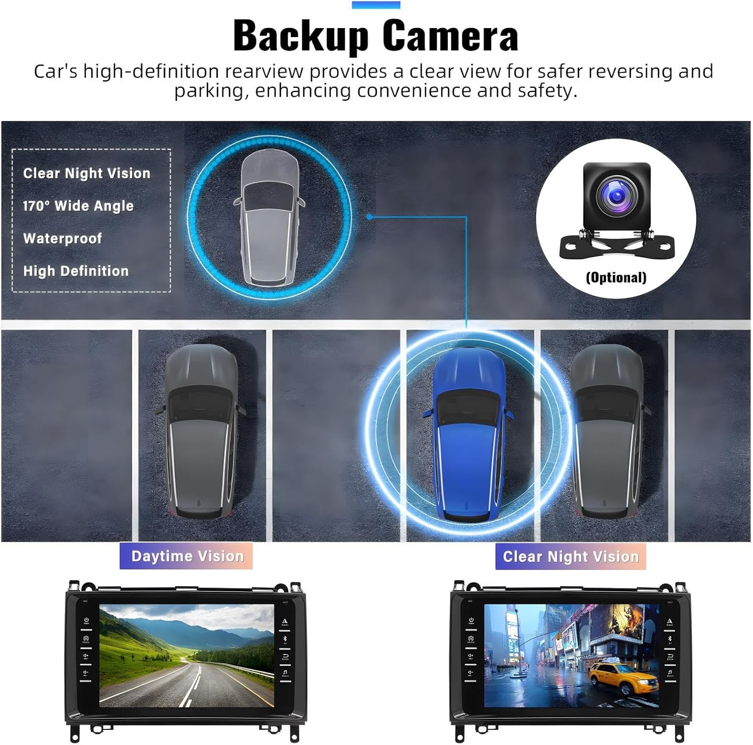 Штатна автомагнітола CAMECHO Q3522A3-2EU-C236 для Mercedes Benz W169 W245 B160 B170 B180 B200 W639 Vito Viano W906 Sprinter / 8" / Сенсорна / Android 13 / Bluetooth / WI-FI / GPS / FM / USB / DAB+, фото №6