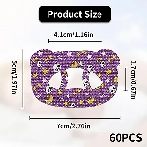 Пластирі для рота для сну, 60 шт., Смужки для сну, пластирі від хропіння synthetic.ua - Фото 1