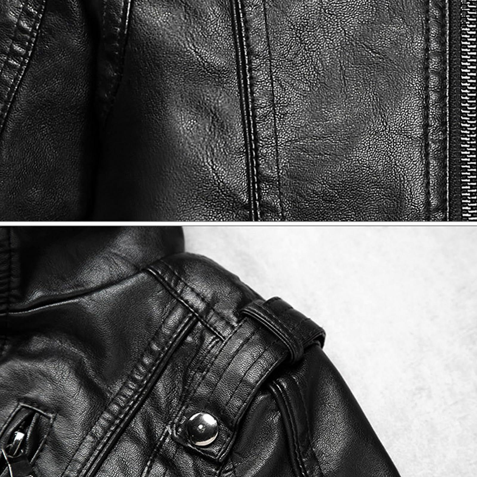 Шкіряна куртка L SERVER Дитяча для хлопчиків зі стійкою коміром, штучна шкіра, фото №6 Шкіряна куртка L SERVER Дитяча для хлопчиків зі стійкою коміром, штучна шкіра, фото №6