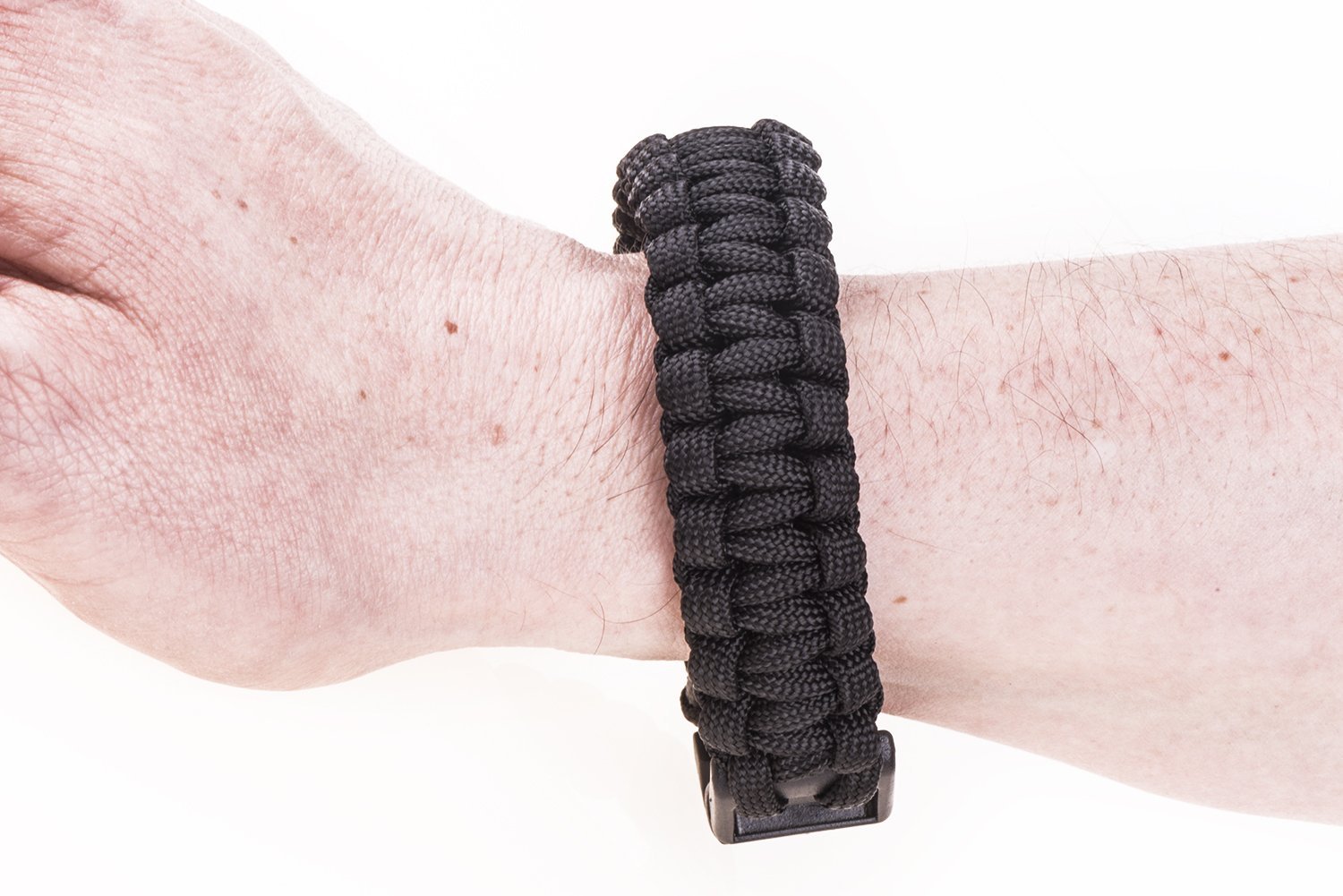 Браслет Paracord LILLYBOX Багатофункціональний Чорний, фото №3