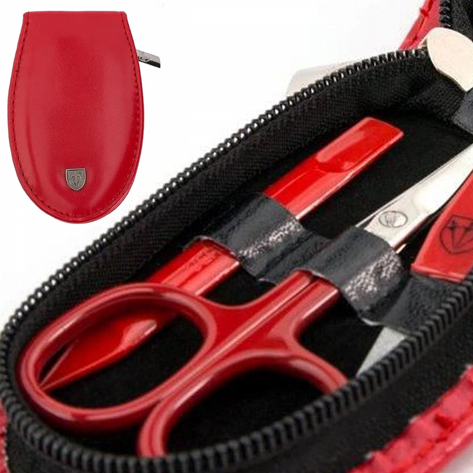 Набір для манікюру DREI SCHWERTER Piemont 6 предметів, штучна шкіра, червоний, фото №4 Набір для манікюру DREI SCHWERTER Piemont 6 предметів, штучна шкіра, червоний, фото №4