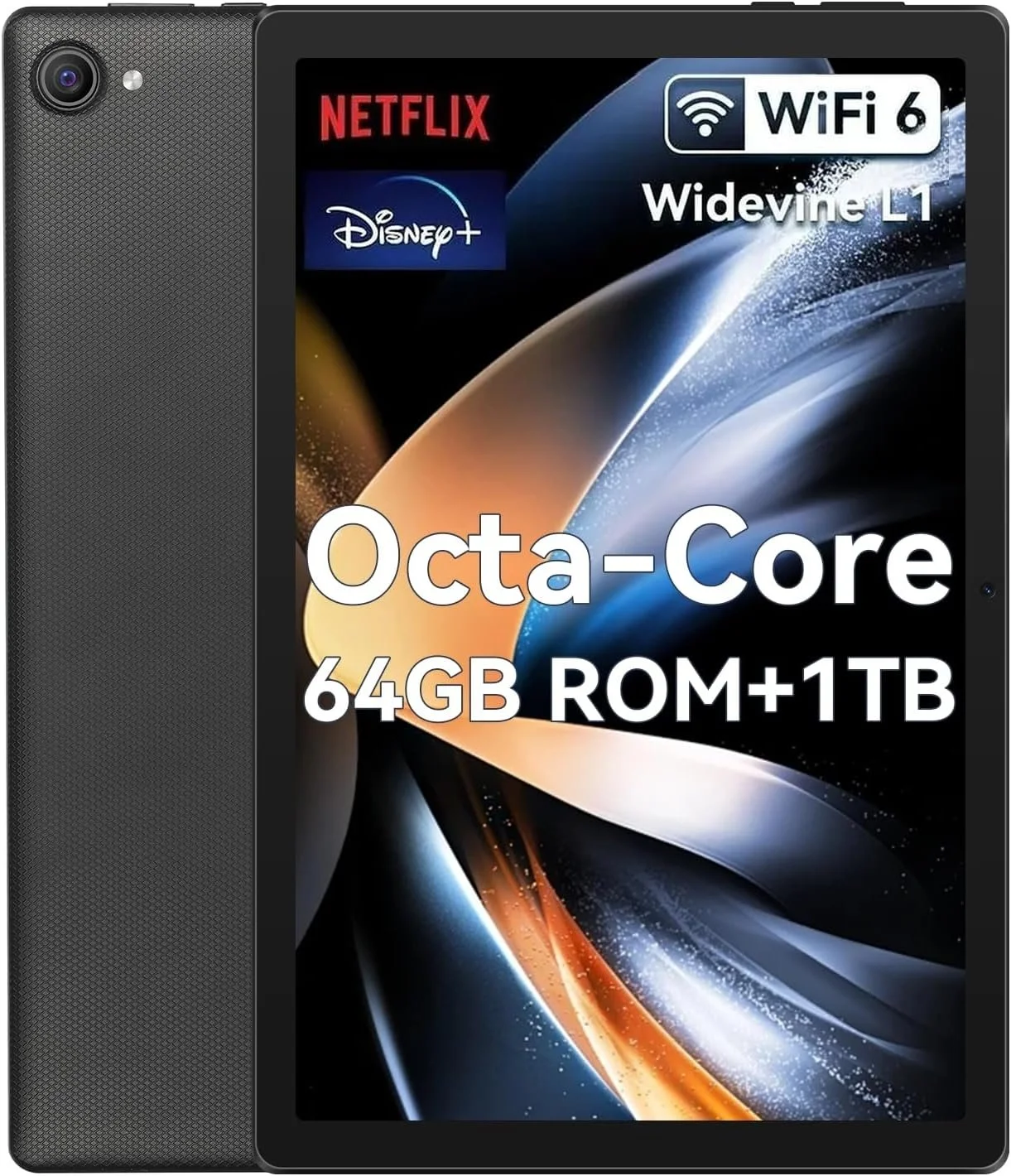 Планшет 10.1" Whitedeer KT1016 3+5/64 ГБ 8 ядер Android 14 5000 mAh Чорний, фото №1 Планшет 10.1" Whitedeer KT1016 3+5/64 ГБ 8 ядер Android 14 5000 mAh Чорний, фото №1