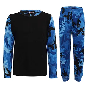 Піжама A2Z 4 Kids Дитяча для дівчат і хлопчиків, контрастний колір, однотонна, стильна - Фото 1