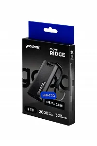 Внешний SSD накопитель GoodRam Move Ridge 2TB 2000 MB/s USB 3.2 Gen. 2 x 2 Type-C Черный - Фото 1