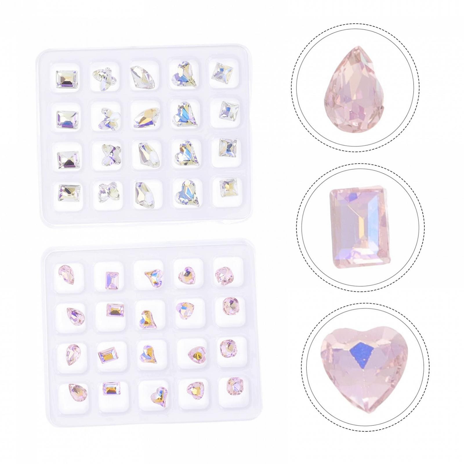 Стразы Mikinona Плоские 40 шт, фото №3