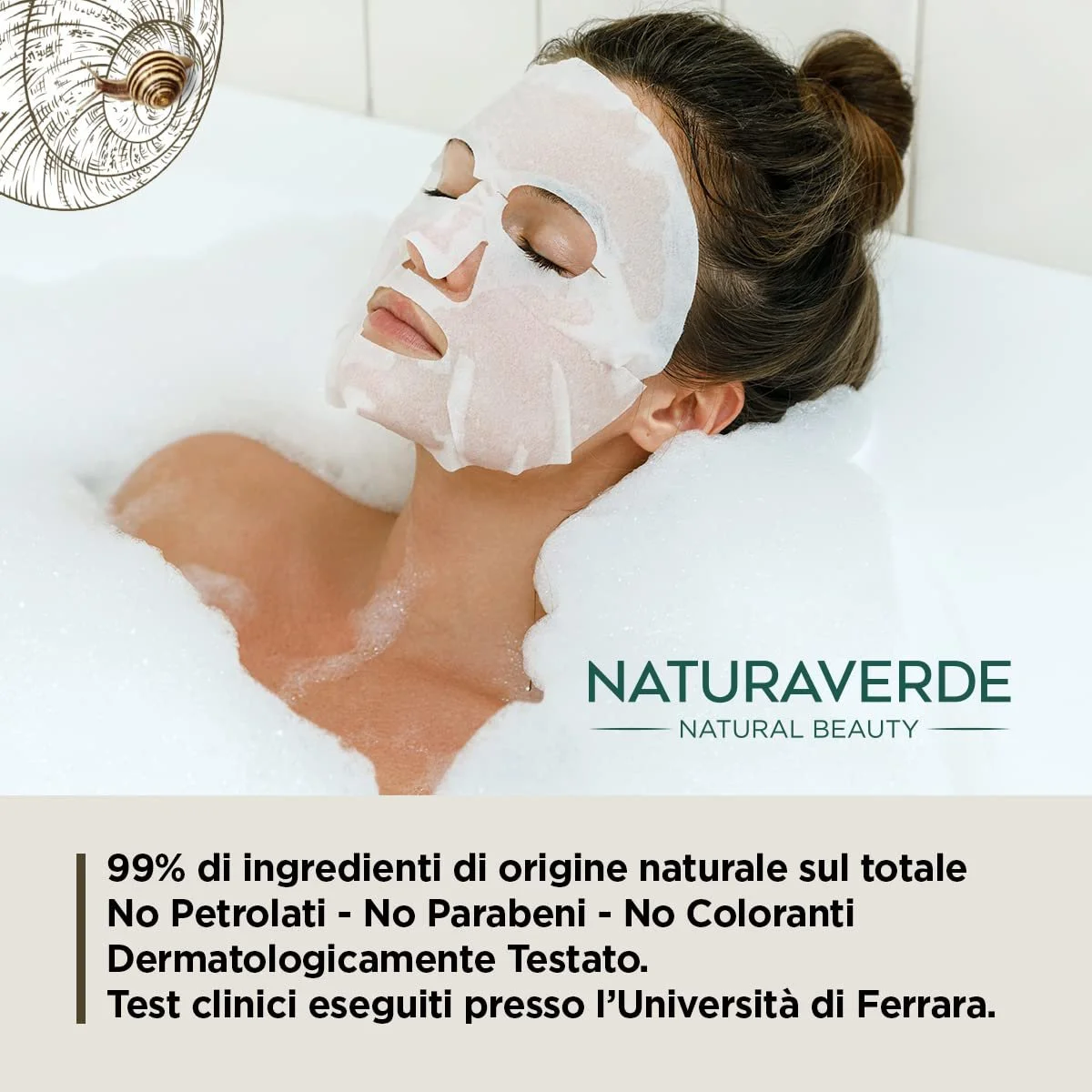 Зволожуюча маска для обличчя зі слизом равлика, фото №5