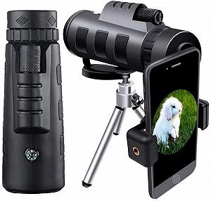 Monokular телескоп High-Definition 40x60 10-кратне збільшення з BAK9-призмою з тримачем для смартфона - Фото 1