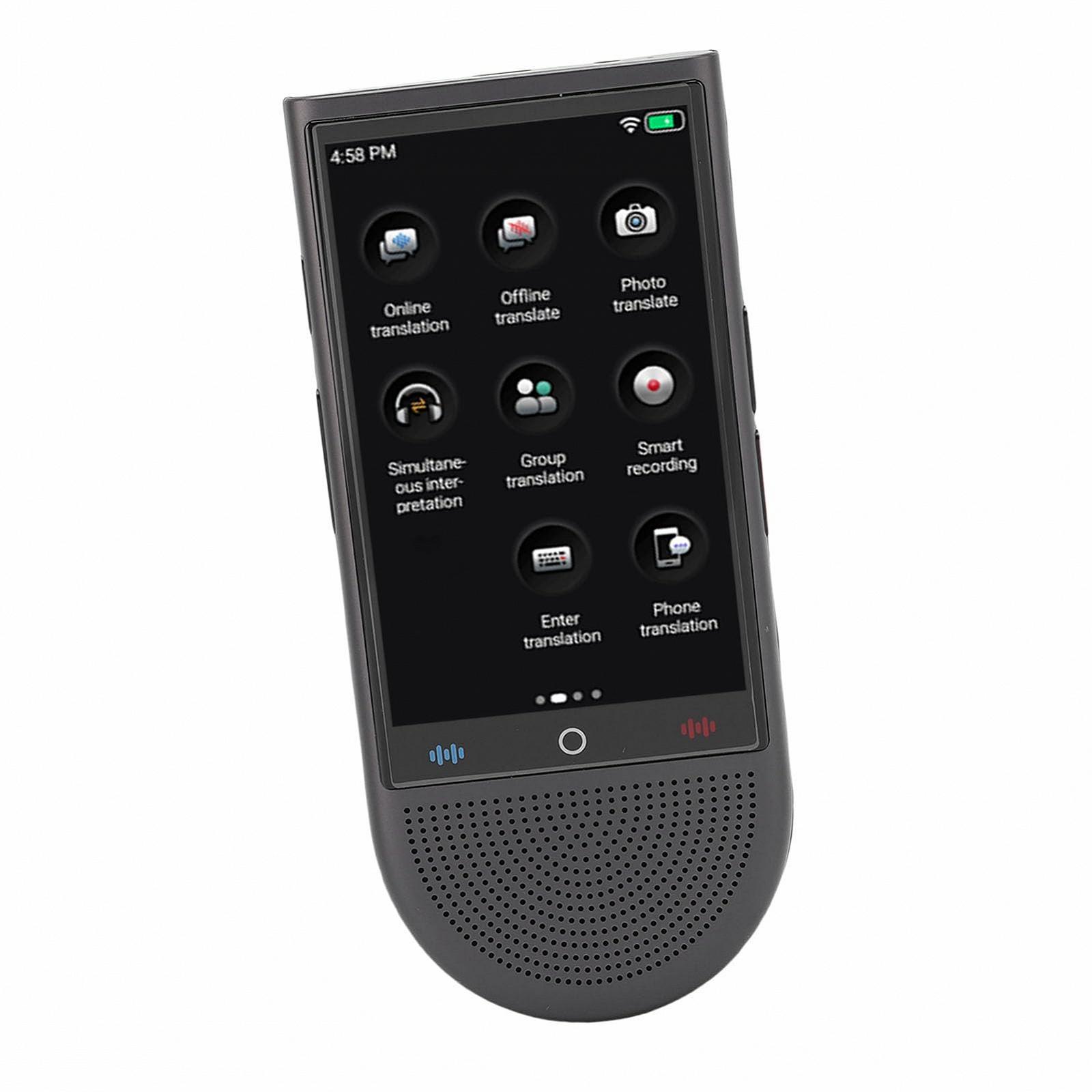 Переводчик языка Sorandy, 1 ГБ + 16 ГБ, 138 языков, оффлайн/онлайн перевод фото языка, устройство для перевода в реальном времени с 4-дюймовым сенсорным экраном, для путешествий, бизнеса, фото №3