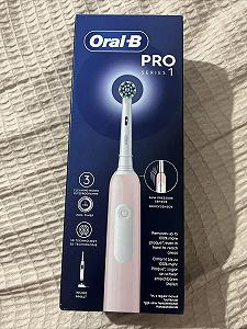 Електрична зубна щітка Oral-B Pro Series 1 Датчик тиску 1 насадка Рожева - Фото 1