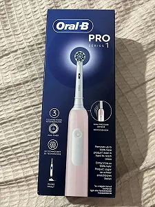 Електрична зубна щітка Oral-B Pro Series 1 Датчик тиску 1 насадка Рожева - Фото 1