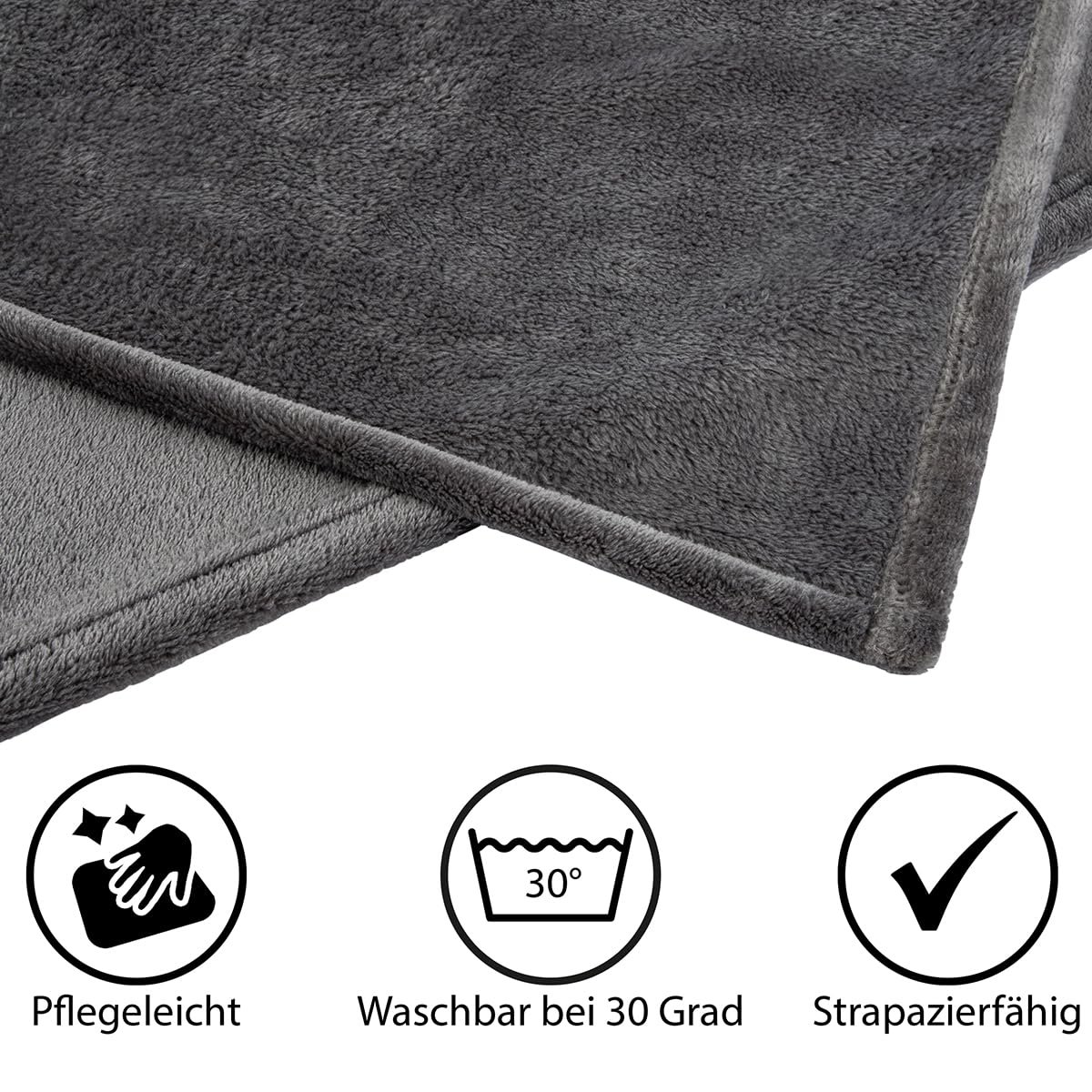 Покривало Visaggio Cashmere Touch, 180 x 220 см, флісова, Покривало для дивану, фото №4