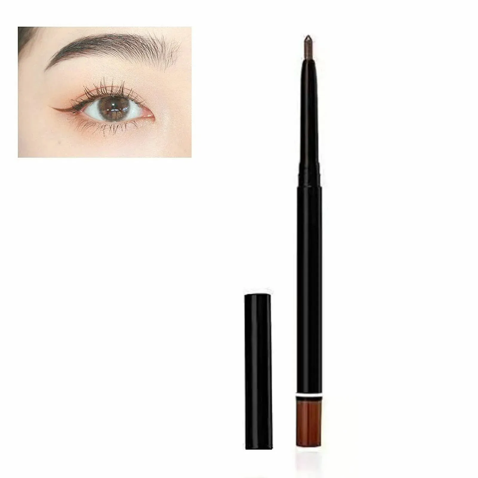Гелева Підводка для очей Темно-коричневий, фото №5