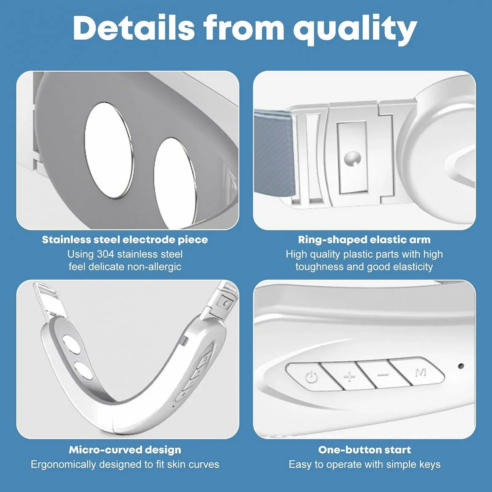 Портативный V-образный электрический массажер для лица Volide Beauty Machine для похудения, тонизации и формования, фото №8 Портативный V-образный электрический массажер для лица Volide Beauty Machine для похудения, тонизации и формования, фото №8