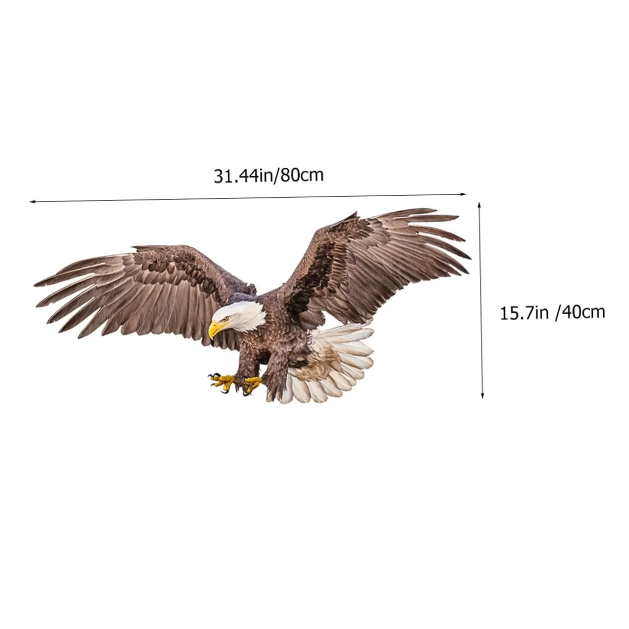 Наклейка на стіну OSALADI Орел Набір 1 шт., фото №3